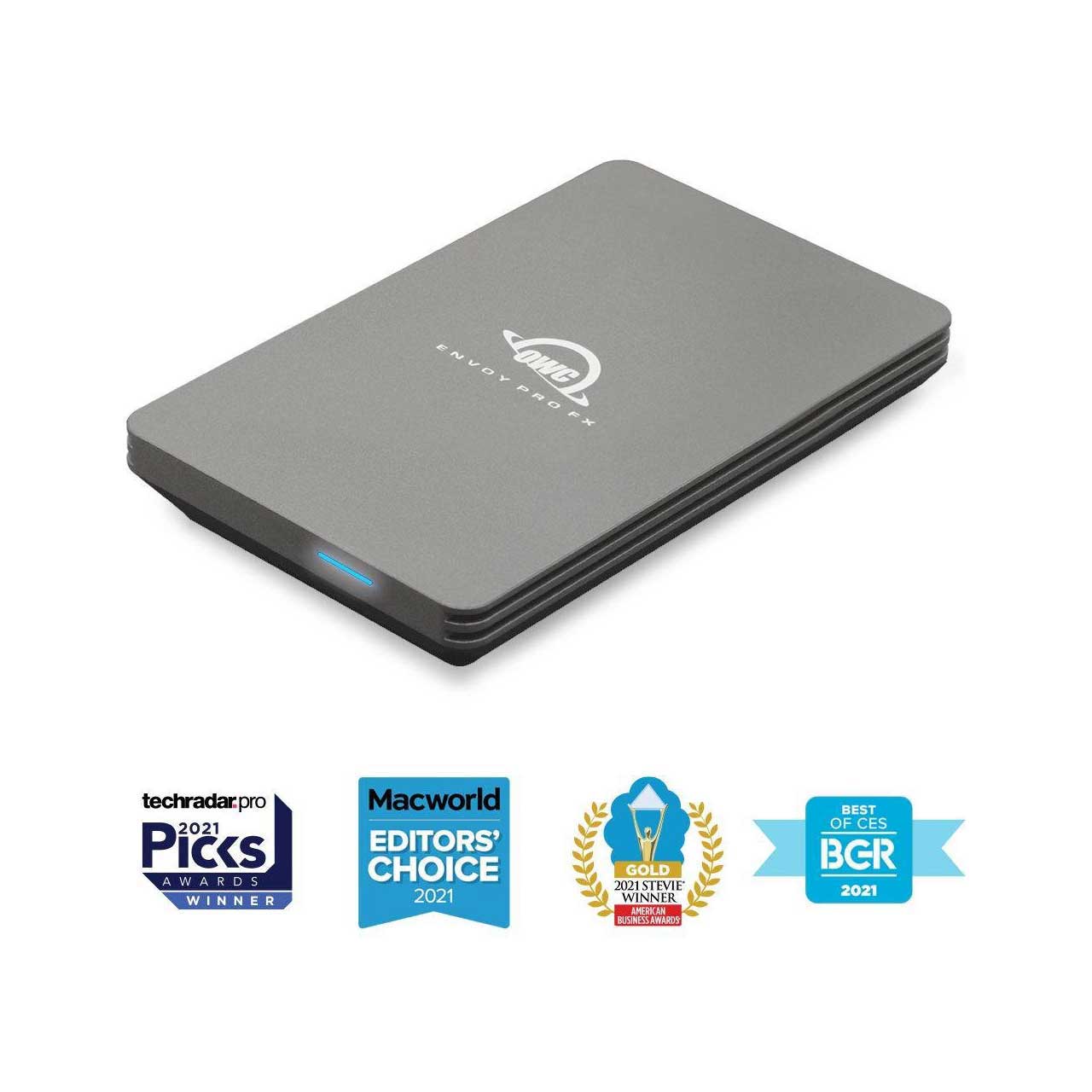 OWC TB3ENVPFX.2 Envoy Pro FX Thunderbolt 3 + USB-C Portable NVMe SSD - 480GB
