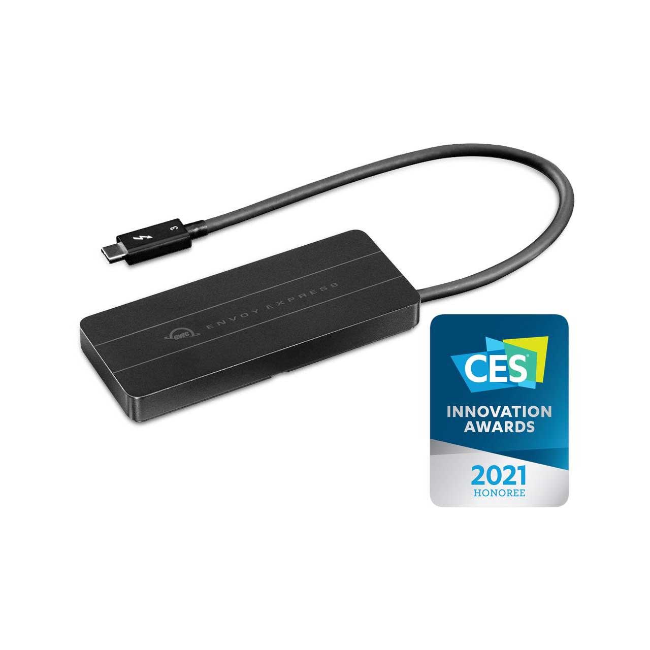 OWC TB3ENVXP00 Envoy Express Thunderbolt 3 Bus-Powered Enclosure for NVMe M.2 SSD