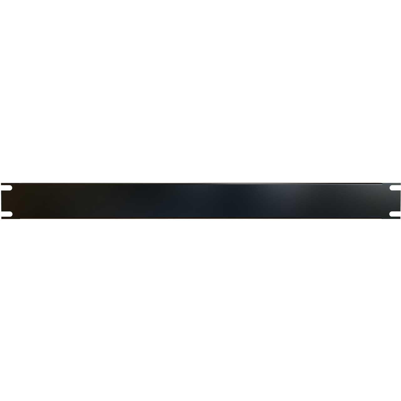 Hammond PBFS19001BK2 1RU Formed Steel Rack Panel - Smooth Black PBFS19001BK2