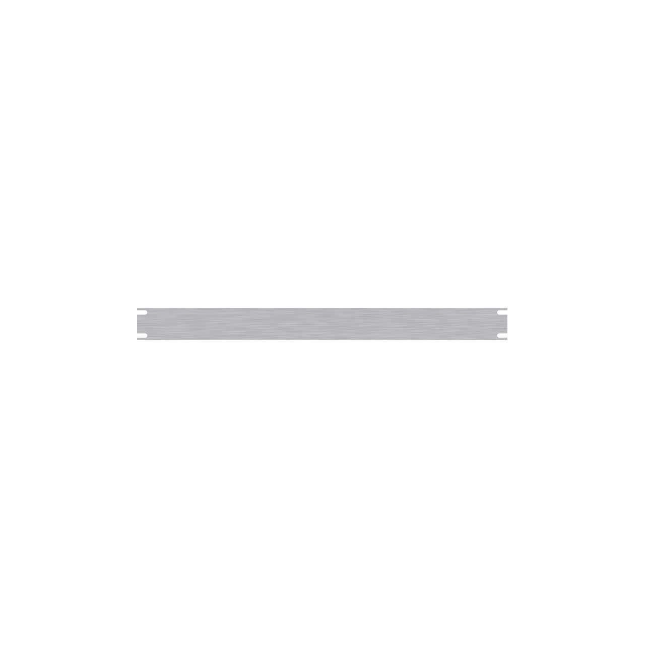 Hammond PBPA19001UNF 1RU Flat Aluminum Rack Panel - Unfinished Natural Aluminum PBPA19001UNF