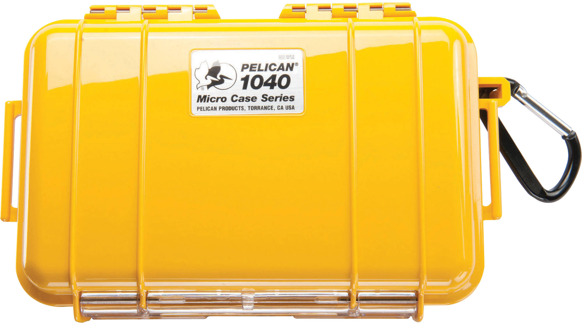 Pelican 1040 Micro Case - Yellow Case/Black Liner