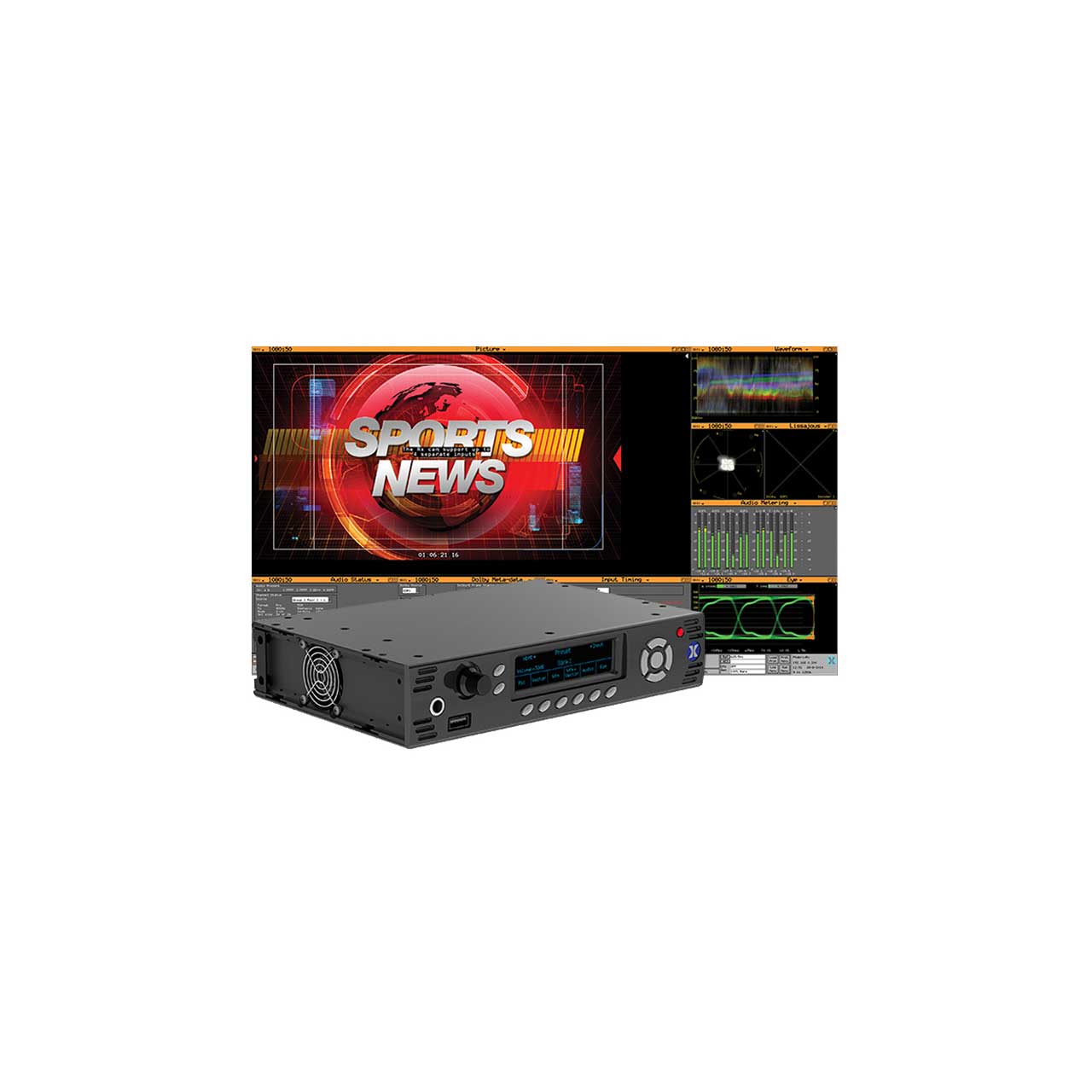 Phabrix PHRX500AGE Rx 500 (1/2 RU) with 1 x Channel Analyzer/Generator Module plus Eye/Jitter Analysis  PHRX500AGE