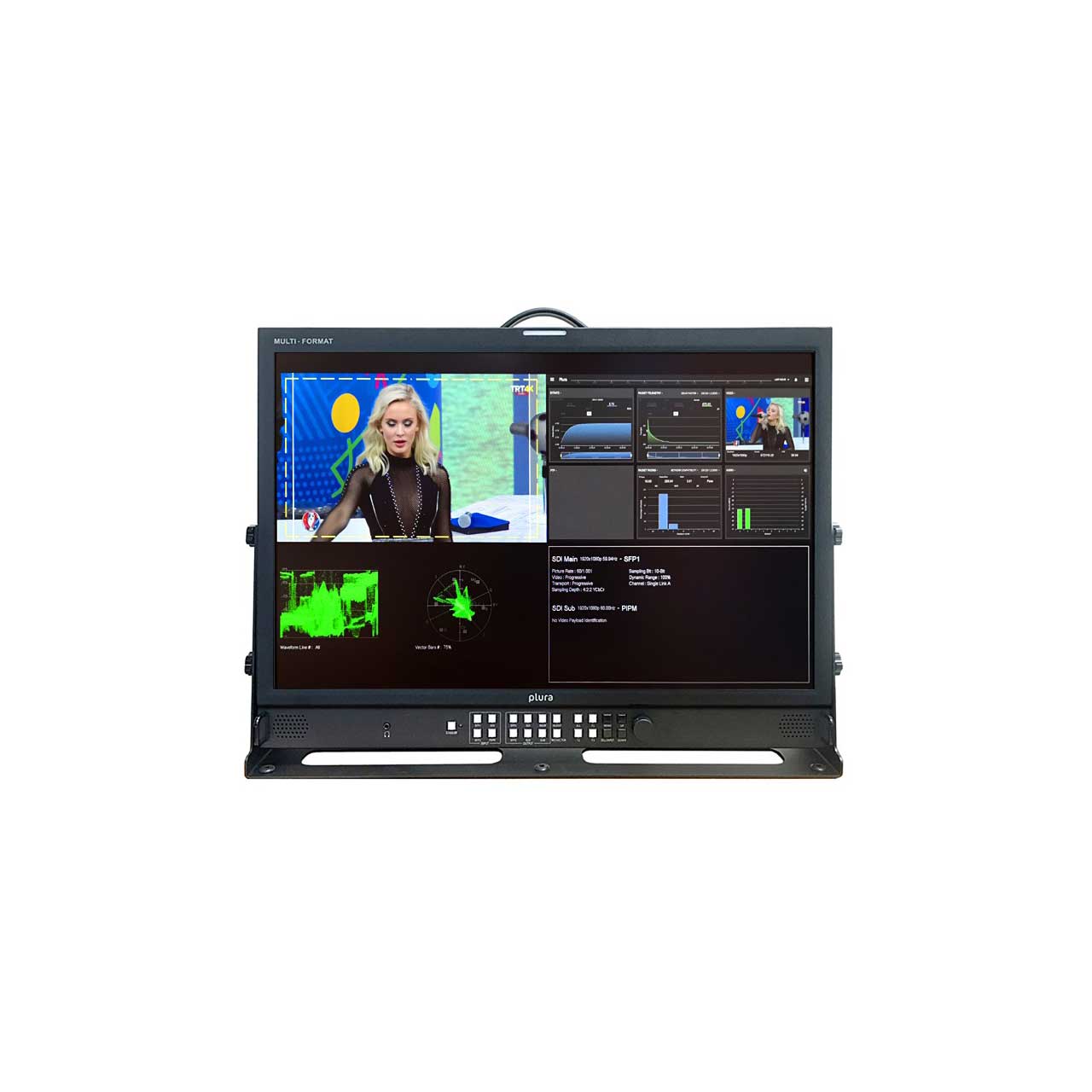 Plura SFP-324-H-7 24 Inch Broadcast Monitor (1920x1200) Class A ...