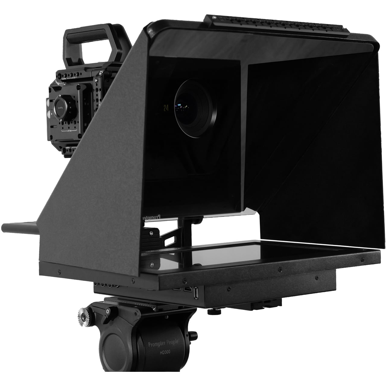 Prompter People Prop-15HB-WS 15-Inch WideScreen Teleprompter with 1000 ...