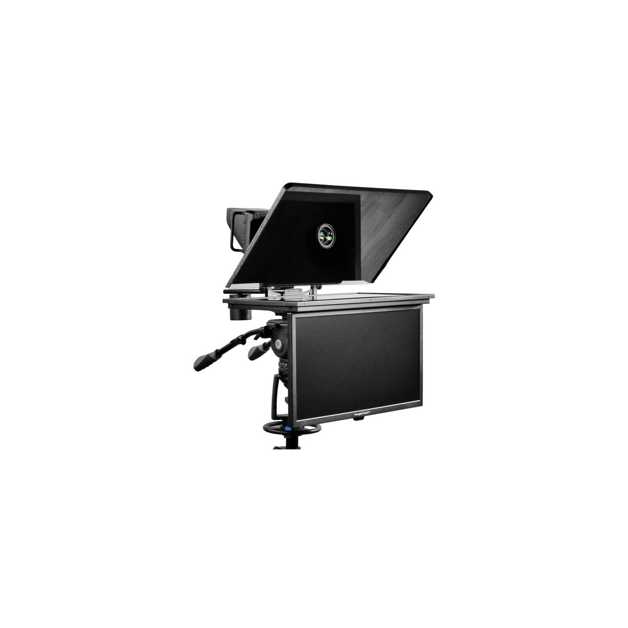 Prompter People PROP_24R-24TM Proline Plus 24In Teleprompter with Direct View 24In Talent/Confidence Monitor & Software PROP_24R-24TM