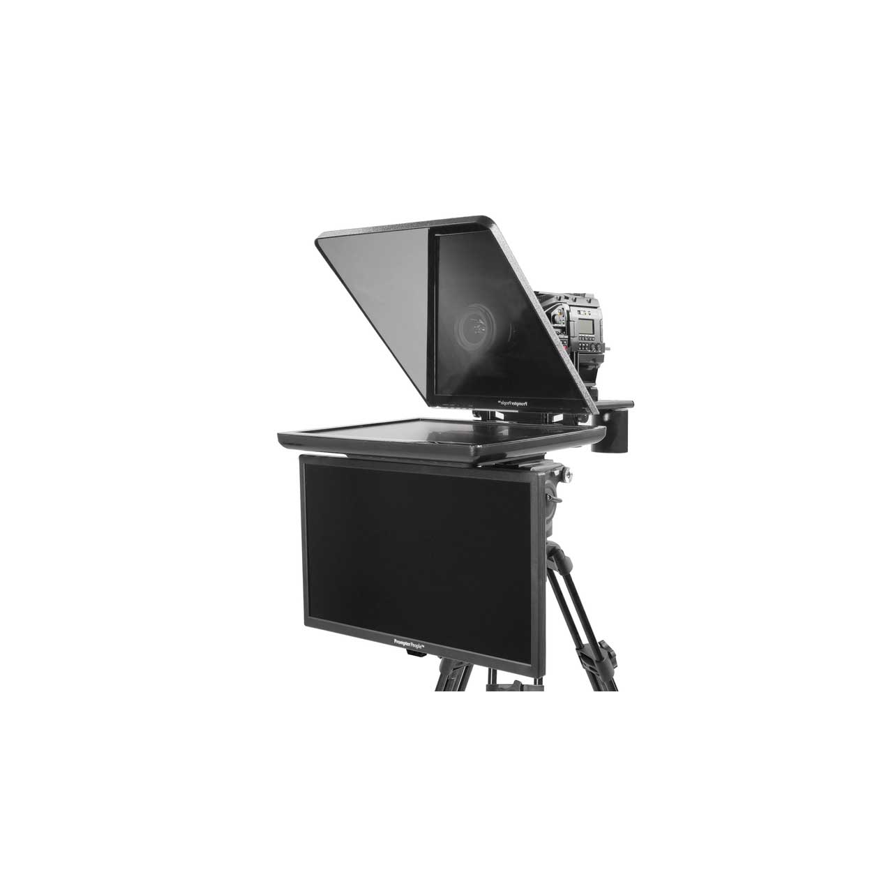 Prompter People PROP19-TM22 Proline Plus 19In Teleprompter w/21.5In SDI Direct View Talent/Confidence Monitor & Software PROP19-TM22