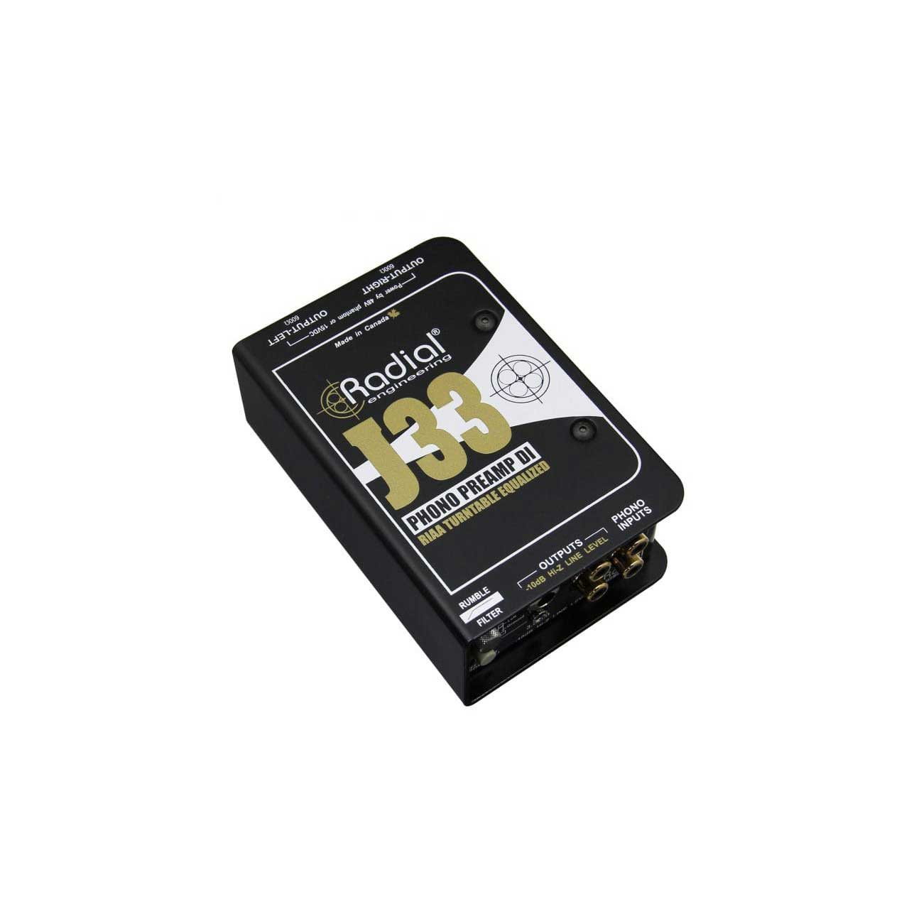 Radial J33 Turntable DI Direct Box