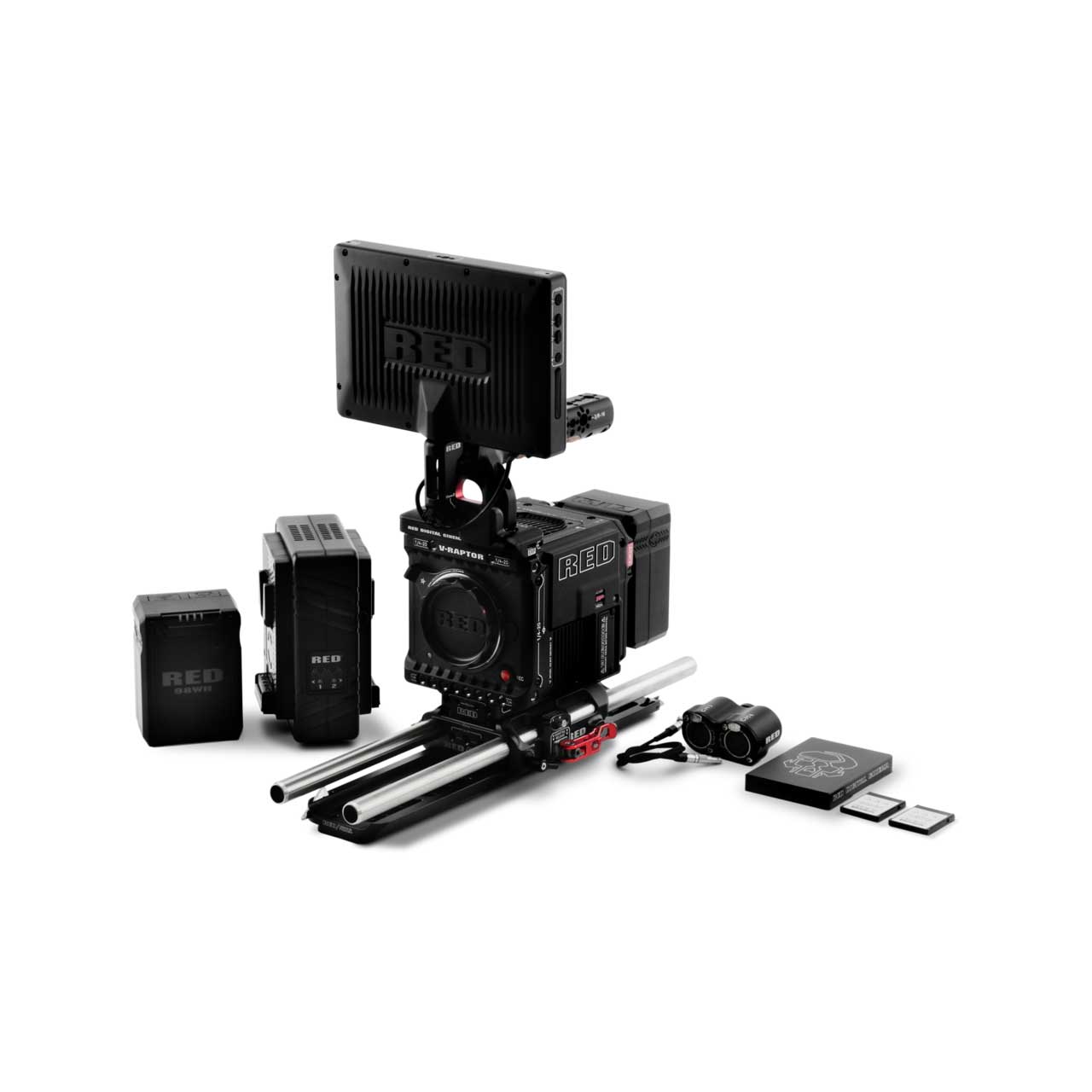 RED Camera 710-0357 V-RAPTOR Production Pack Lite Camera System with Batteries REDC-710-0357