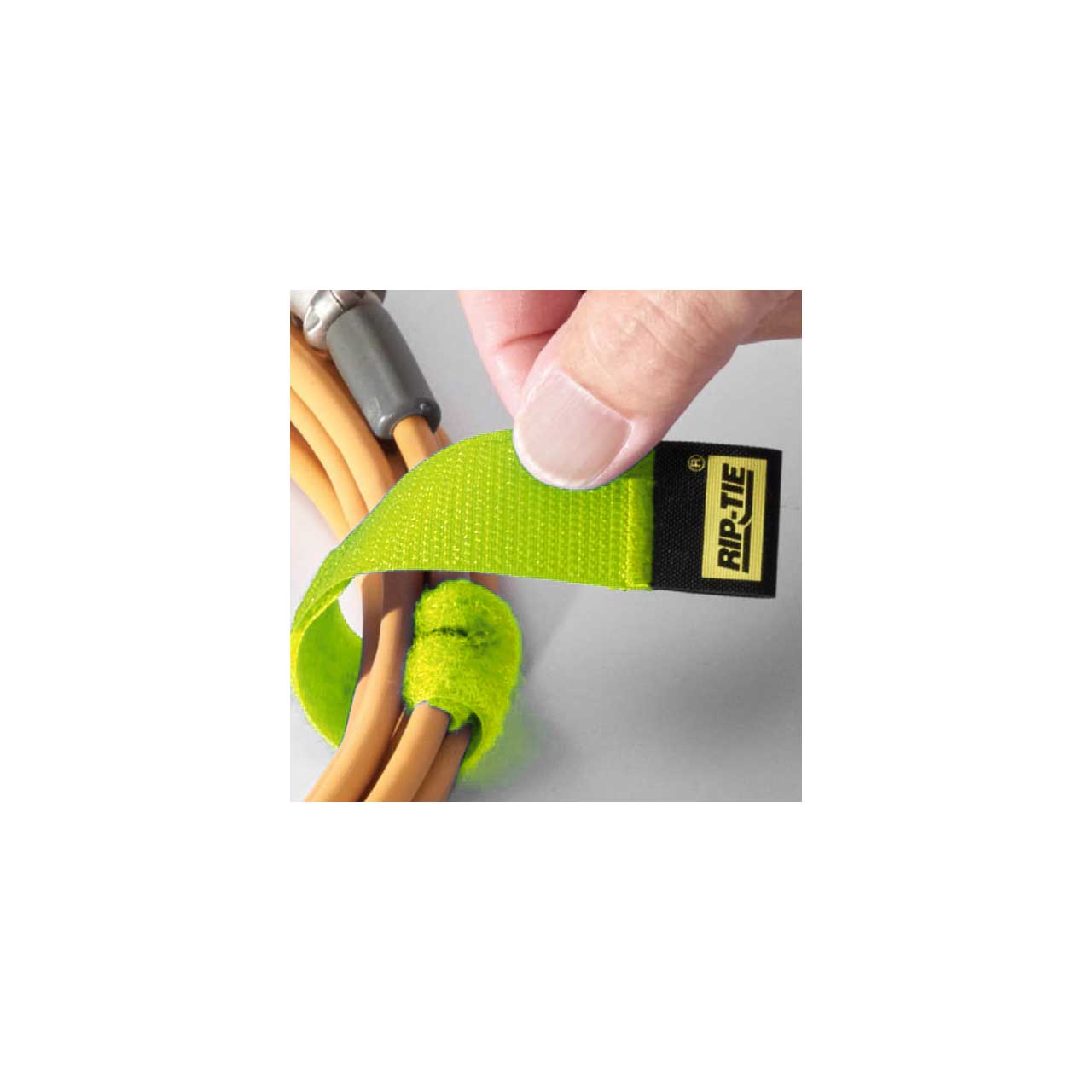Rip-Tie H-14-010 NG Rip Ties - 14-Inch - Neon Green - 10 Pack RIP-H-14-010 NG