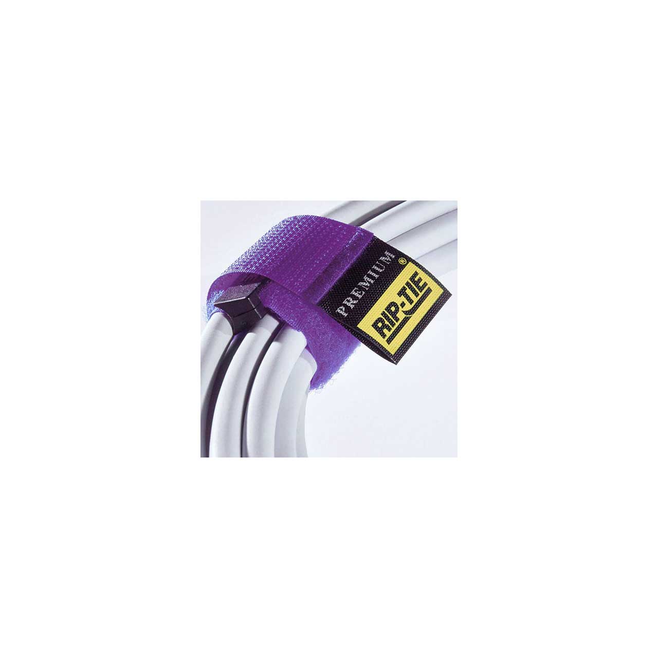 Rip-Tie RLH-045-003-V 1 x 4.5-Inch Rip-Tie Rip-Lock Cable Wrap - 3 Pack - Violet  RLH-045-003-V