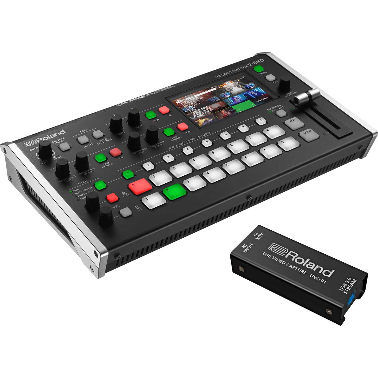Roland Systems Group V-8HD Video Switcher & UVC-01 Encoder