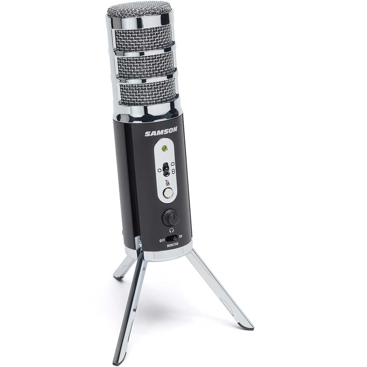  Samson Q2U Handheld Dynamic XLR/USB Microphone Bundle with Boom  Arm, Shock Mount, and Pop Filter (4 Items) : Musical Instruments