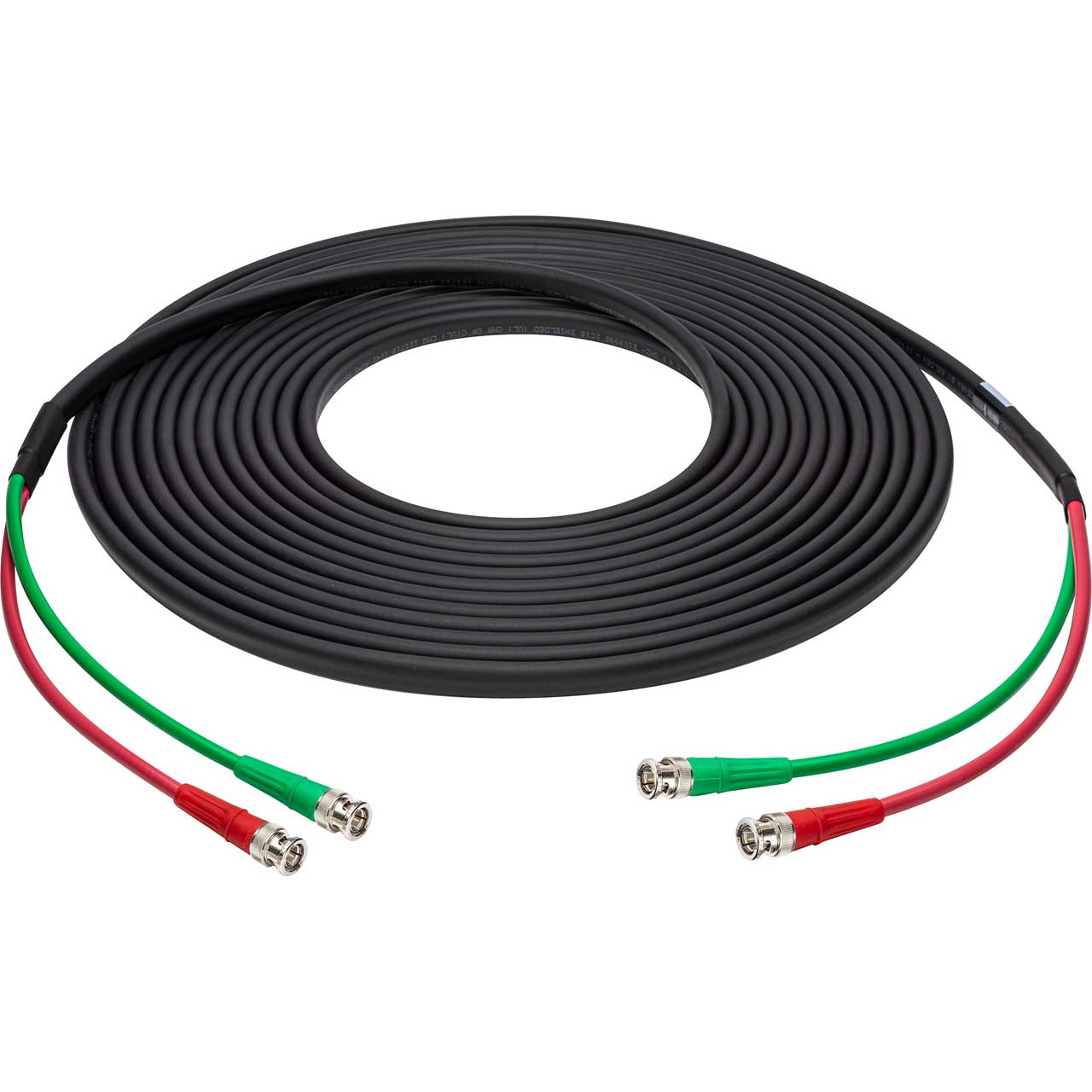 Laird SDI2BNC50 3GSDI 2Channel BNC Camera Snake Cable with Belden 1694D 50 Foot