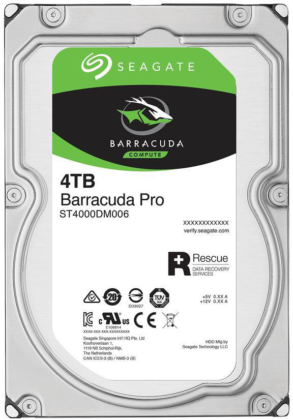 Seagate BarraCuda Pro 4 TB 3.5 Inch Internal Hard Drive