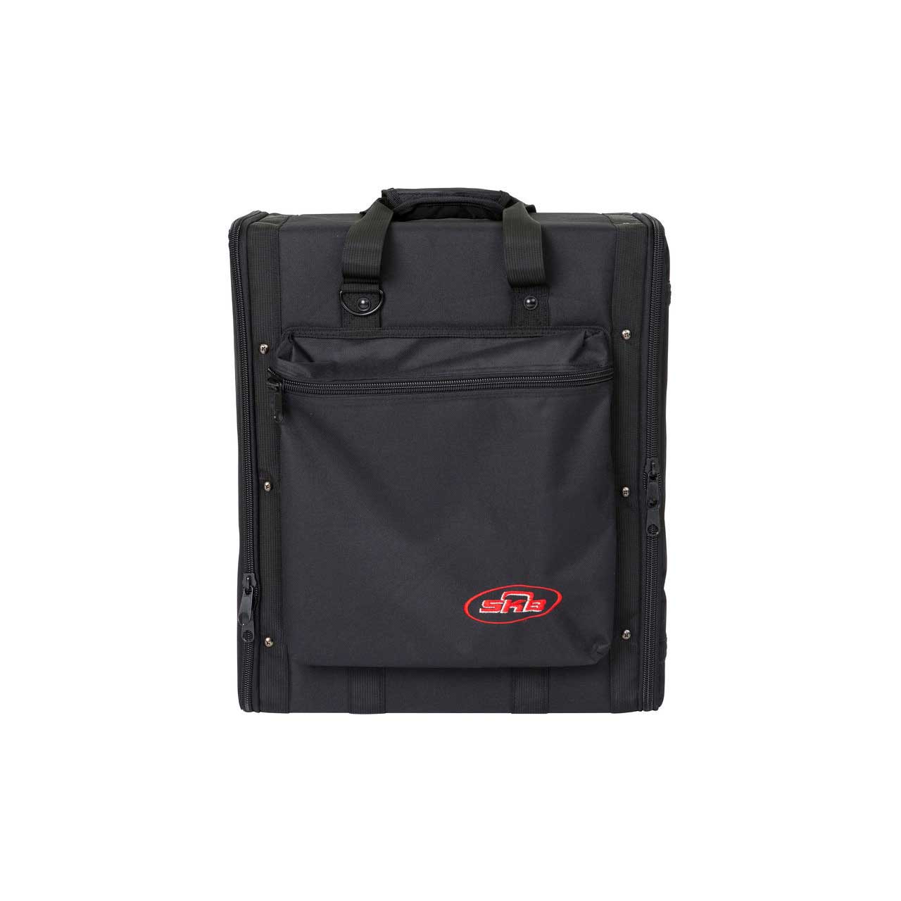 SKB 1SKB-SC194U 4U Soft Rack Case Steel Rails Heavy Duty Zippers Outer  Pocket Shoulder Straps