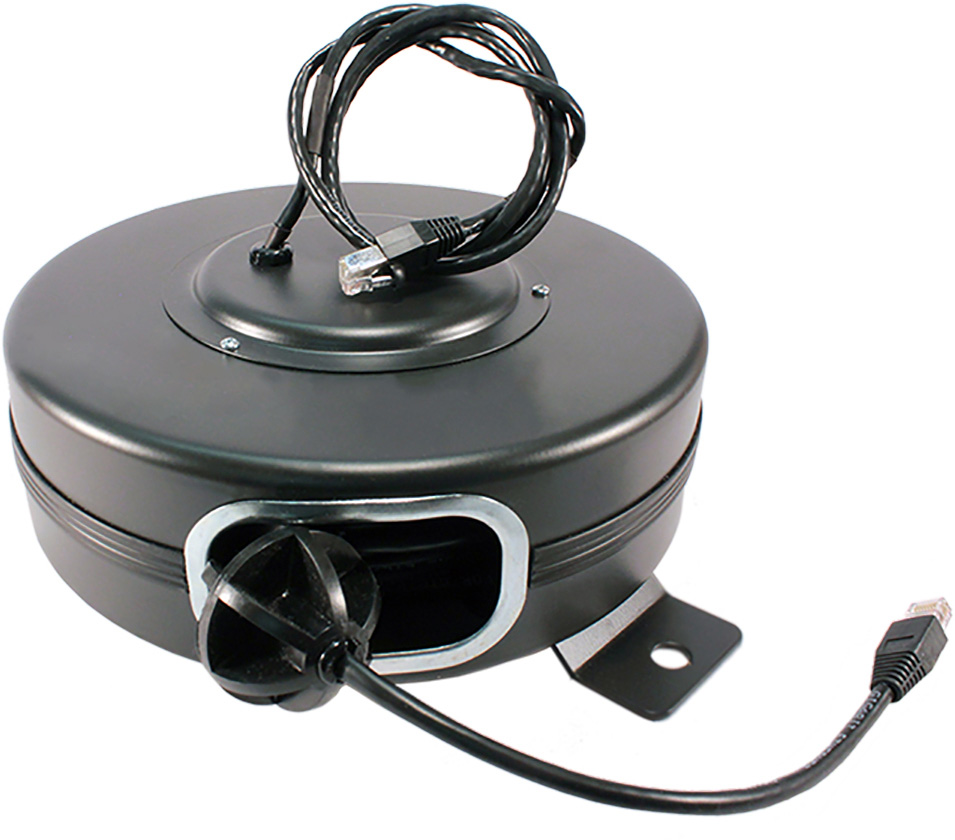 Stage Ninja CAT5-40-S Retractable CAT5e Cable Reel - Black - 40 Foot