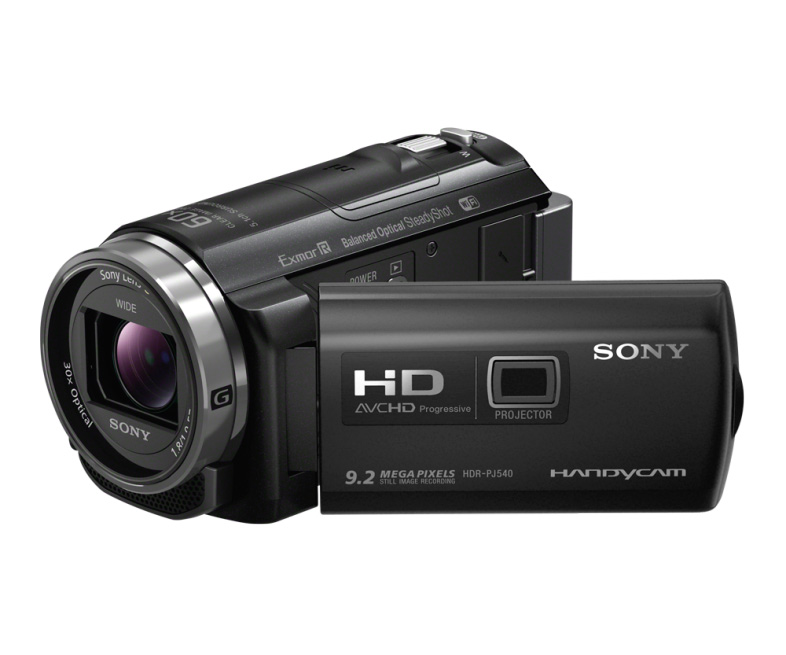 Sony HDRPJ540/B Full HD 60p/24p Camcorder w/ Balanced Optical SteadyShot