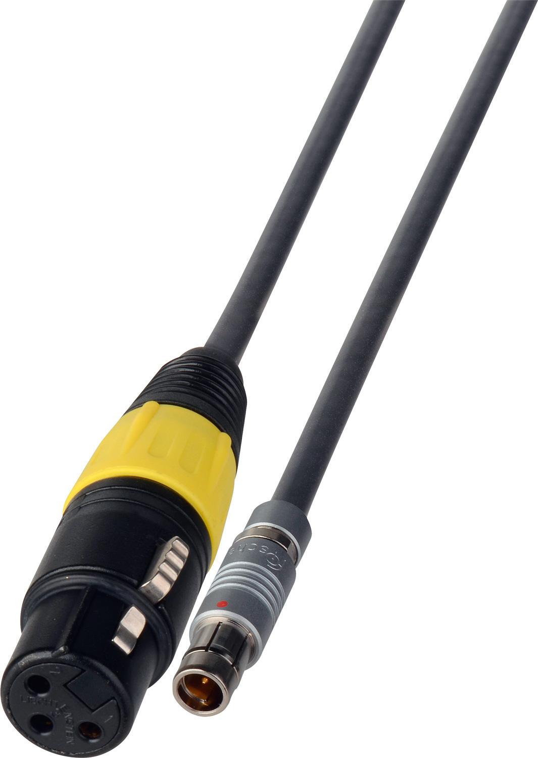 Laird 3-Pin Fischer to 3-Pin XLR Female 24V DC Power Cable - 5 Foot