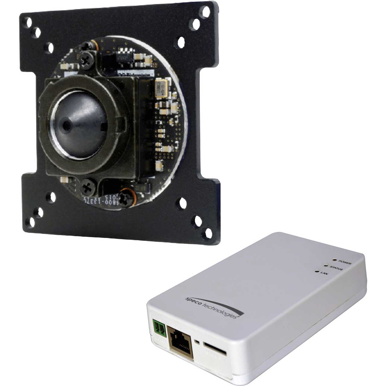 Speco O2iBD3 2MP Board IP Camera - 2.9mm Fixed and 3.6 Pinhole Lens - Black Housing  O2IBD3