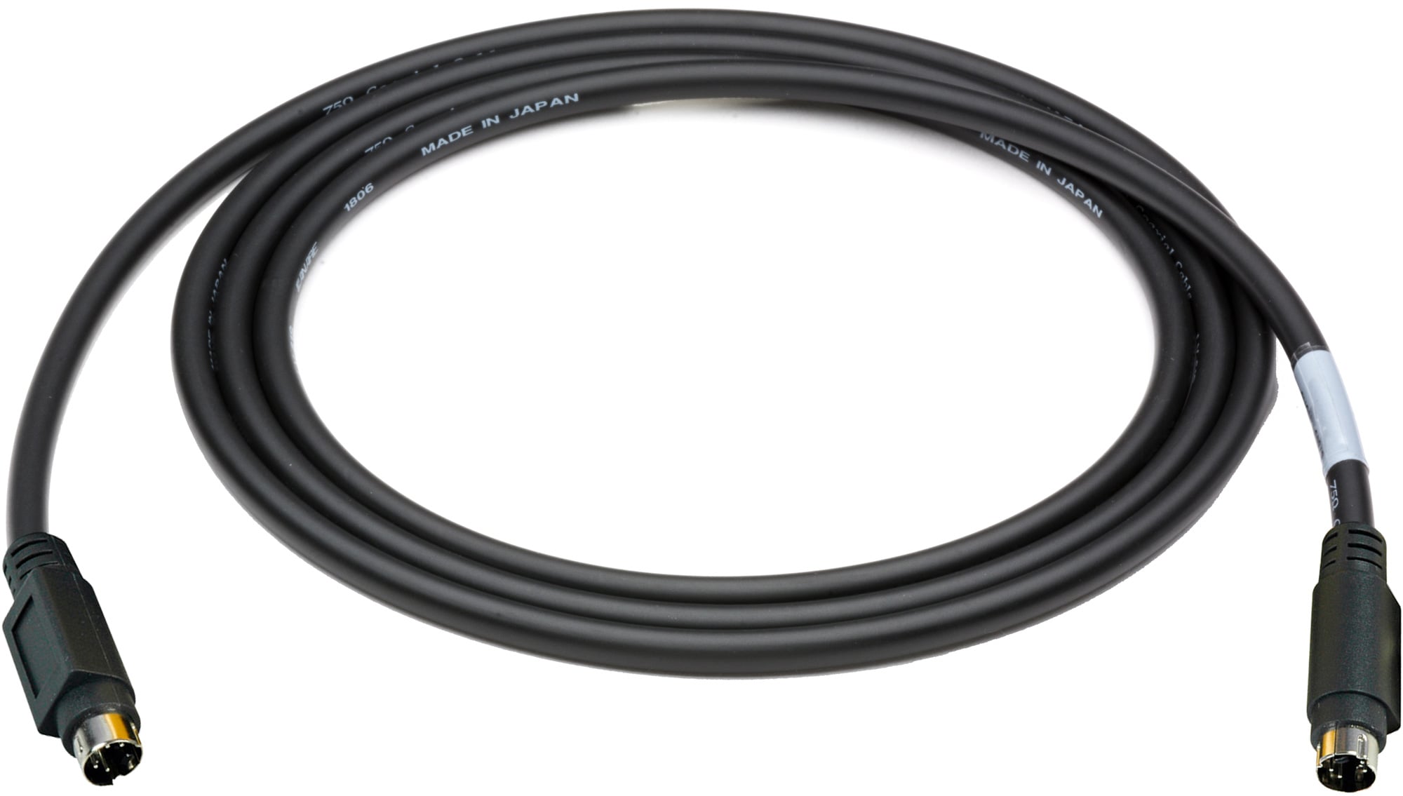 Connectronics Premium Flexible Molded 4-Pin Male to 4-Pin Male S-Video ...