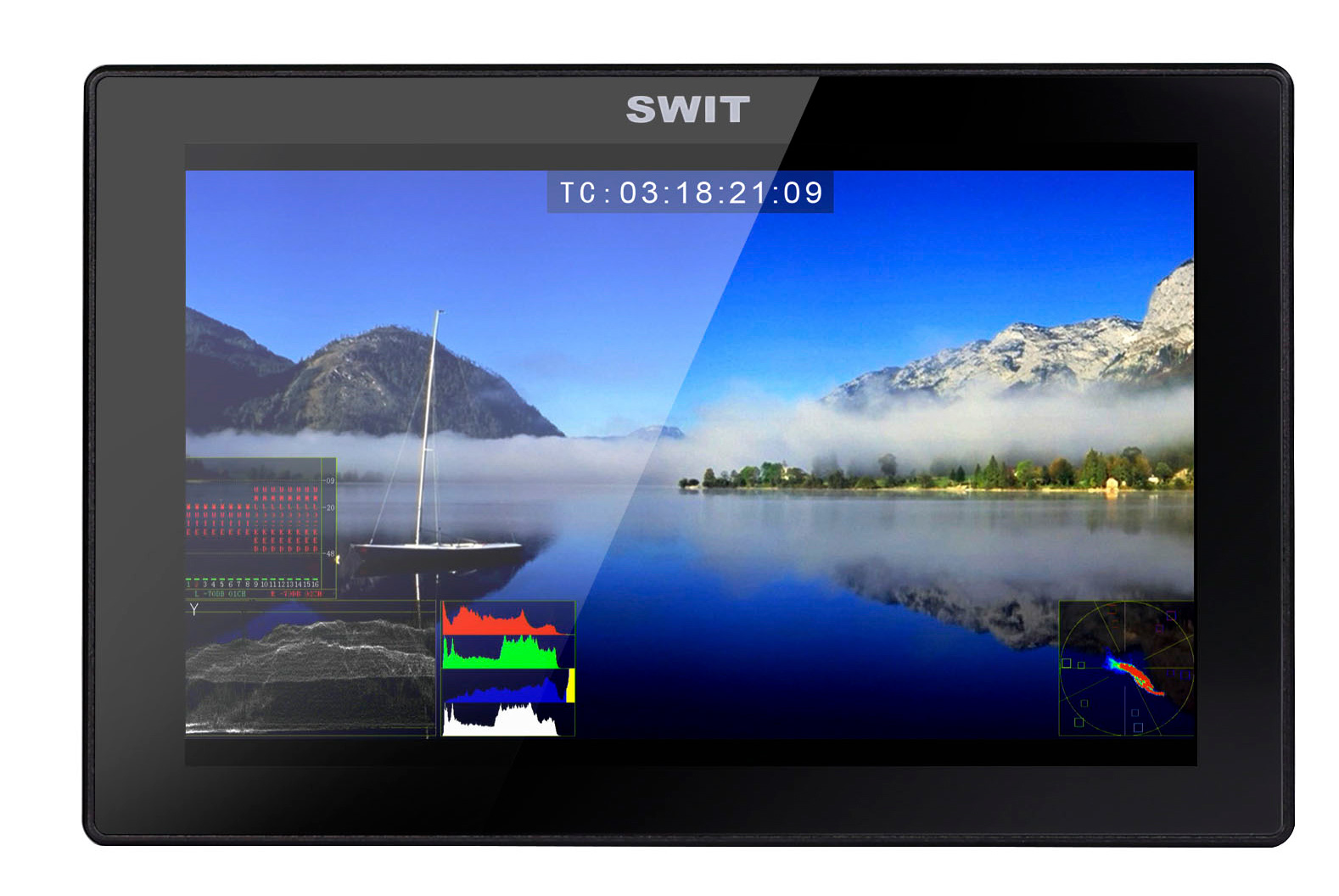 SWIT 7 Inch Full HD Waveform Optical Bonding LCD Monitor with Canon LP