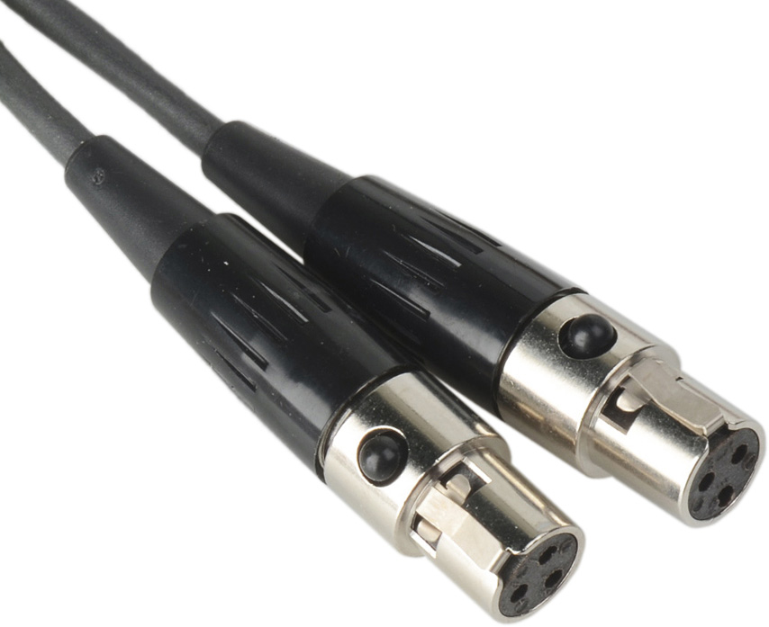 Connectronics Premium Quality Mini XLR Female-Mini XLR Female Audio ...