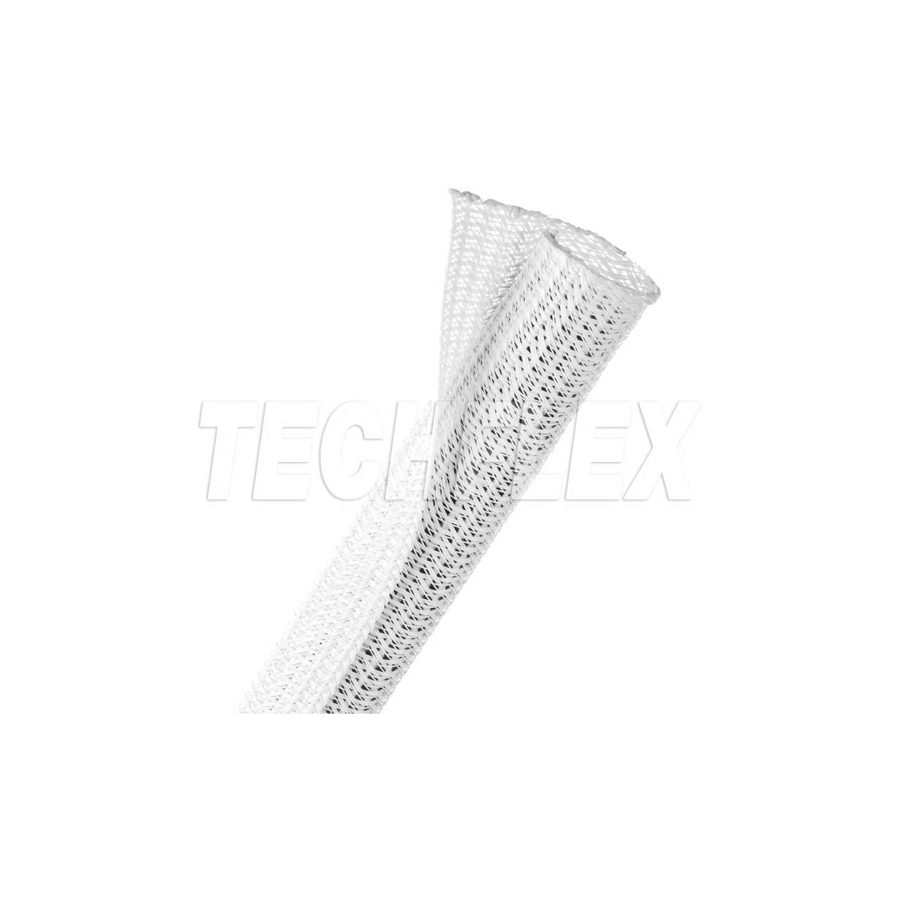 TechFlex F6N0.50 1 / 2 Inch F6 Self Wrap Sleeving - White - 150 Foot TFX-F6N0-50150WE