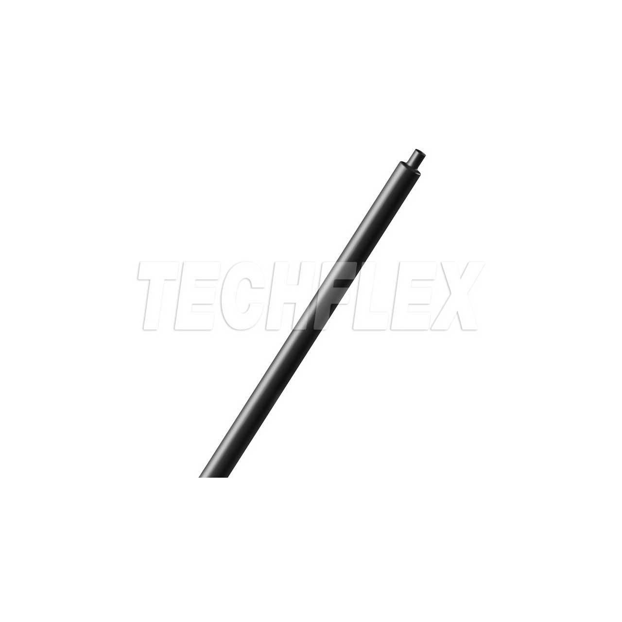 TechFlex Shrinkflex 2:1 Polyolefin Heatshrink Tubing - 500 Foot - Black