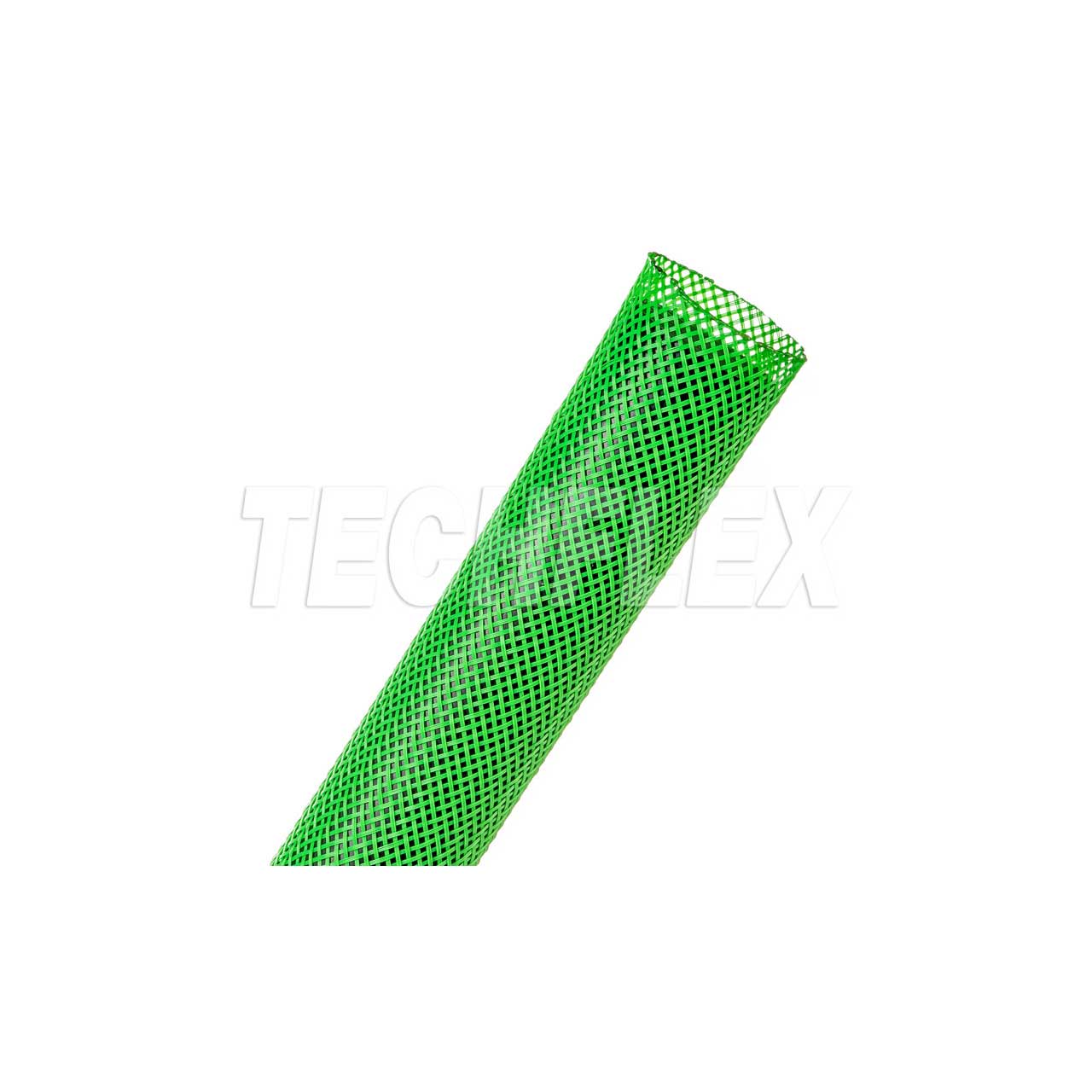 Techflex PTN1.00 General Purpose Expandable Braided 1 Inch Sleeving - Neon Green - 250 Foot