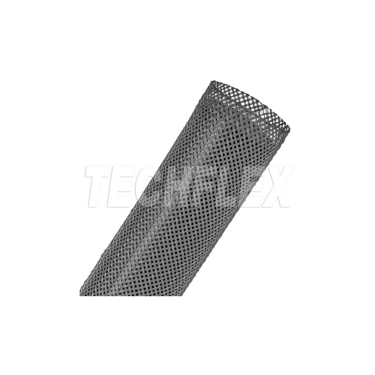 Techflex PTN1.50GY Flexo PET-1 1/2-Inch Expandable Tubing - Gray - 200 Feet  PTN1.50GY