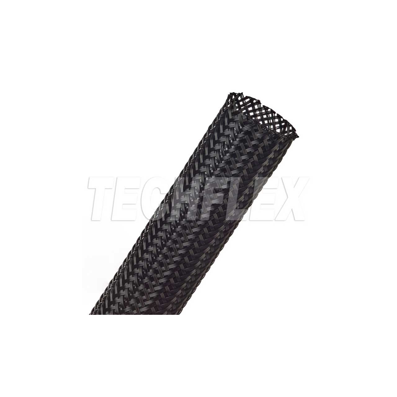 TechFlex SDN1.25BK Flexo SuperDuty Cable Tubing 1 1/4 Inch Nylon 6-6 - Black - 50 Foot  SDN1.25BK