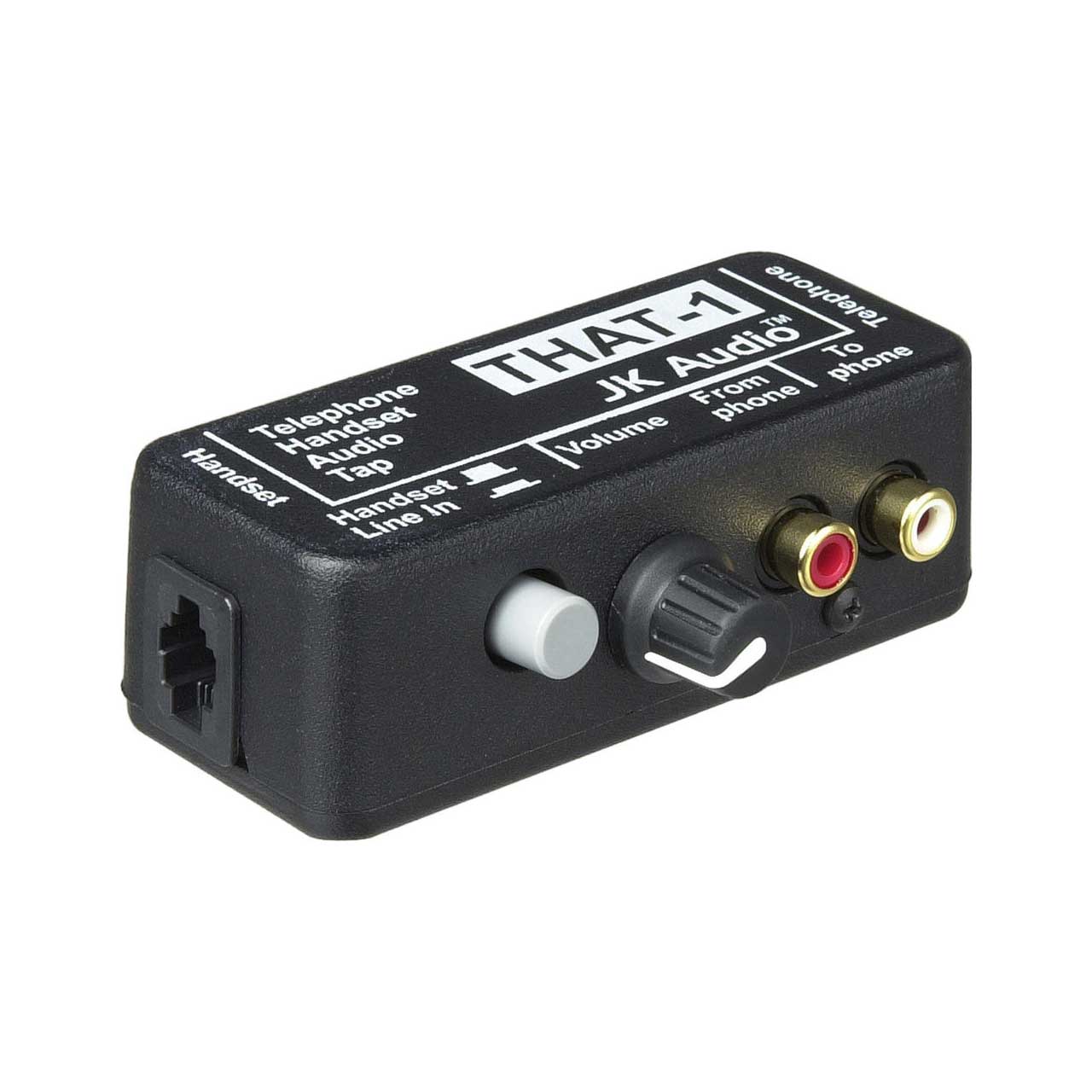 600 ohms RCA Line Input and Output JK Audio TAP-1 Telephone Audio and Power Interface 