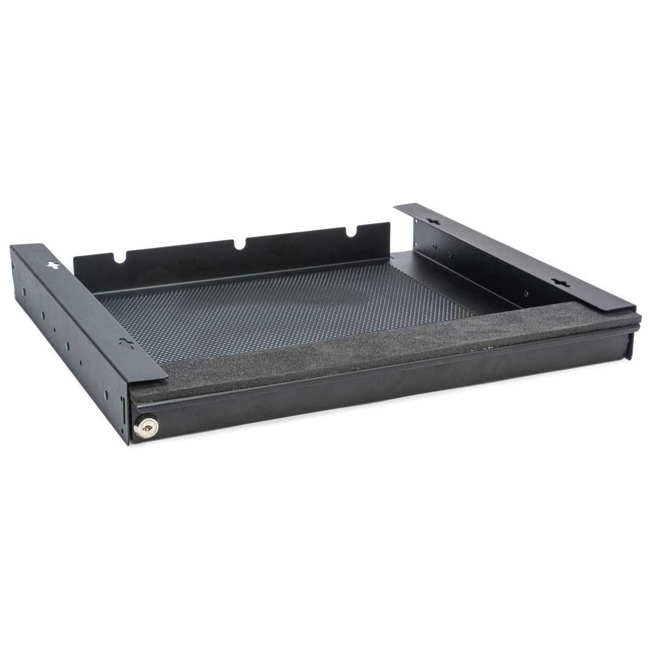 Laptop drawer under desk on sale mount