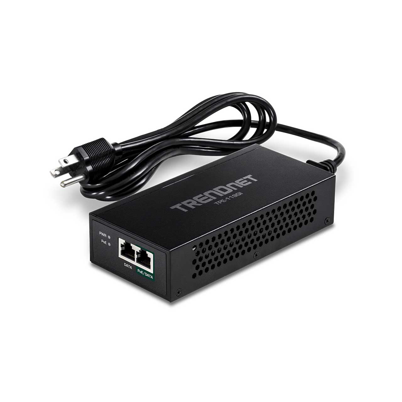 TRENDnet TPE-119GI Gigabit PoE Plus Plus Injector - 95Watts with Integrated Power Supply (Version v1.0R)  TPE-119GI