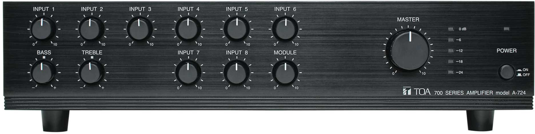 6 Input Mixer Amplifier with Automatic System Test