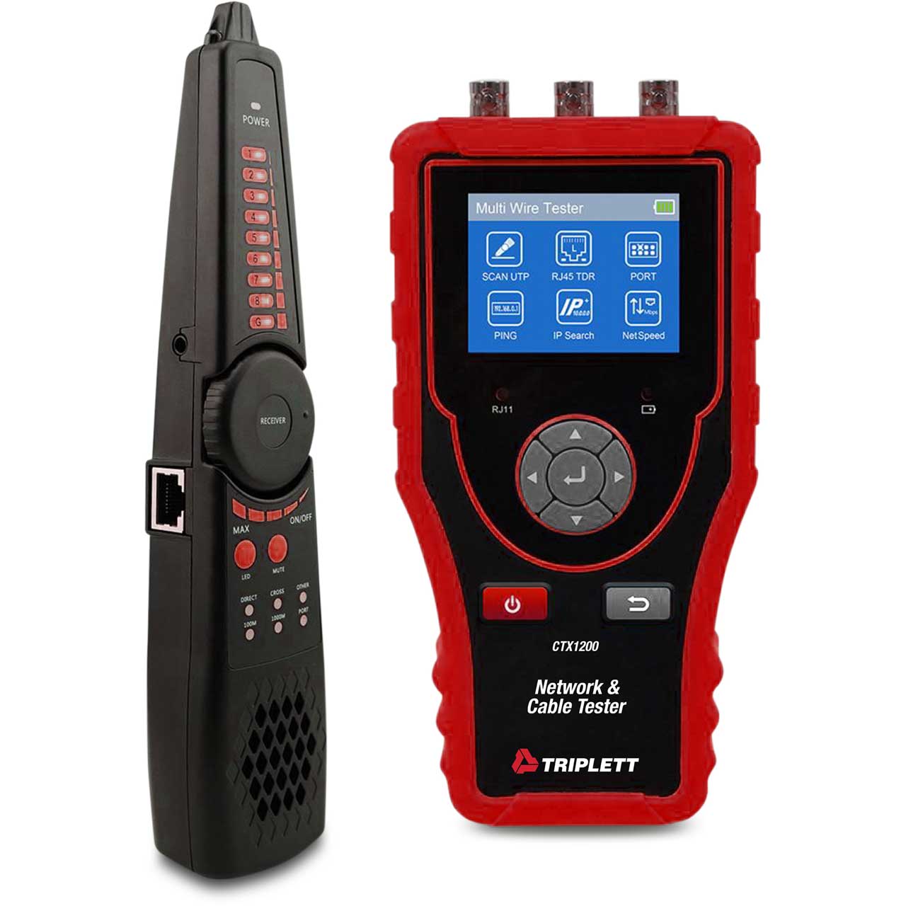 Triplett CTX1200 Network & Cable Tester with Probe