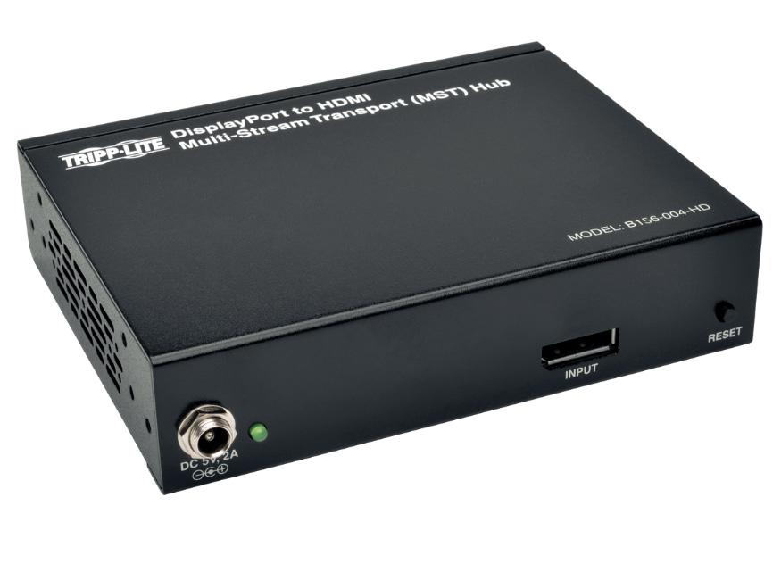 Tripp Lite 4-port Displayport To Hdmi Multi Stream Transport Hub B156-004-HD-V2 