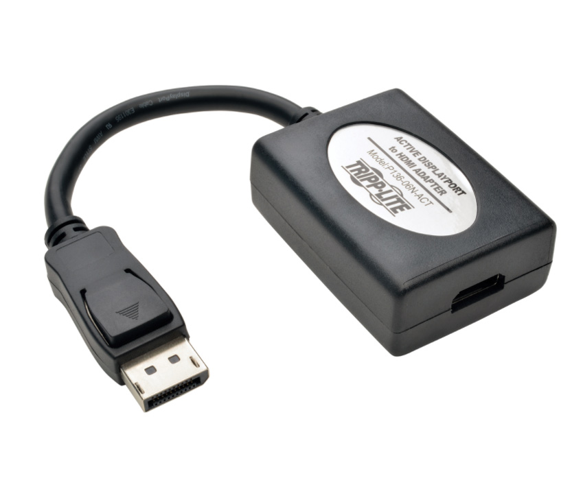 Tripp Lite P13606NACT DisplayPort to HDMI Active Converter 4Kx2K UHD