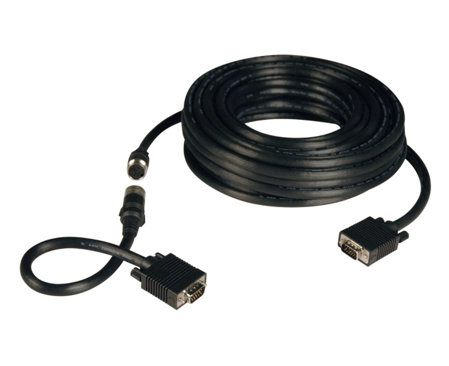 DVI to VGA High Resolution Monitor Cable, RGB Coaxial, 6-ft.