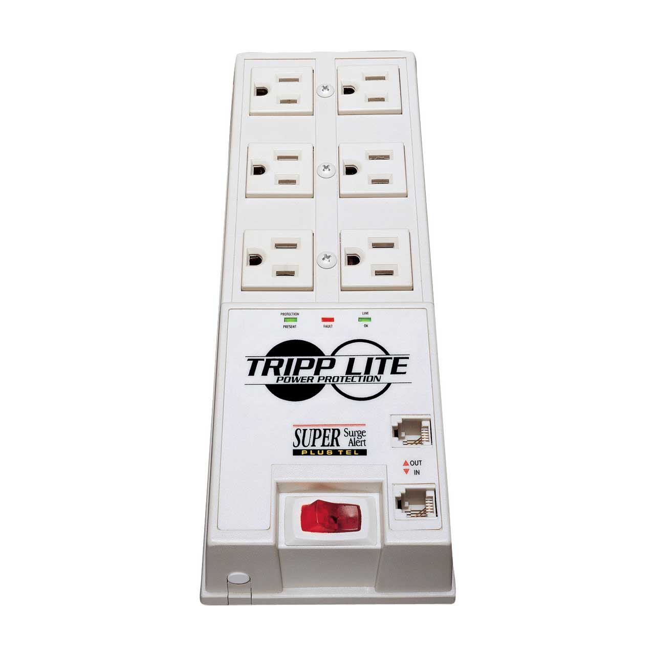 Tripp Lite TR6FM Protect It 6Outlet Super Surge Alert Protector 6