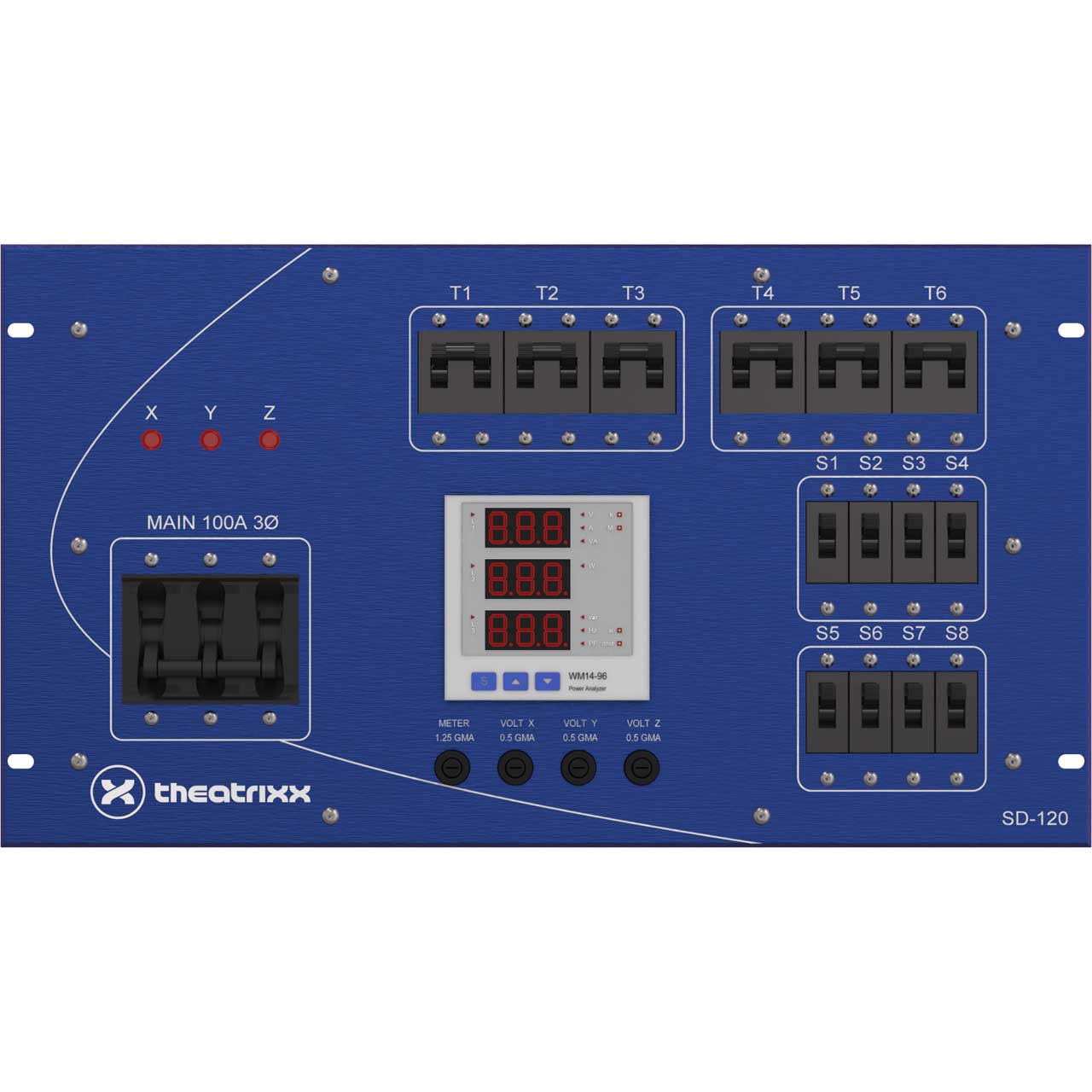 Theatrixx SD120B 100A 120/208V 3 phases Electrical Power Distribution TTX-SD120B