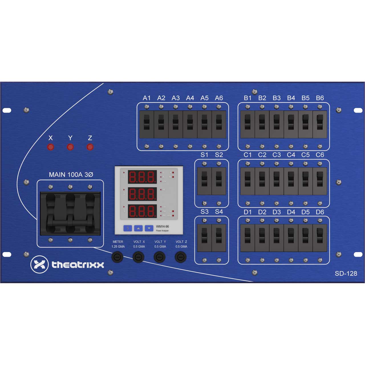 Theatrixx SD128A 200A 120/208V Electrical Distribution System 6RU