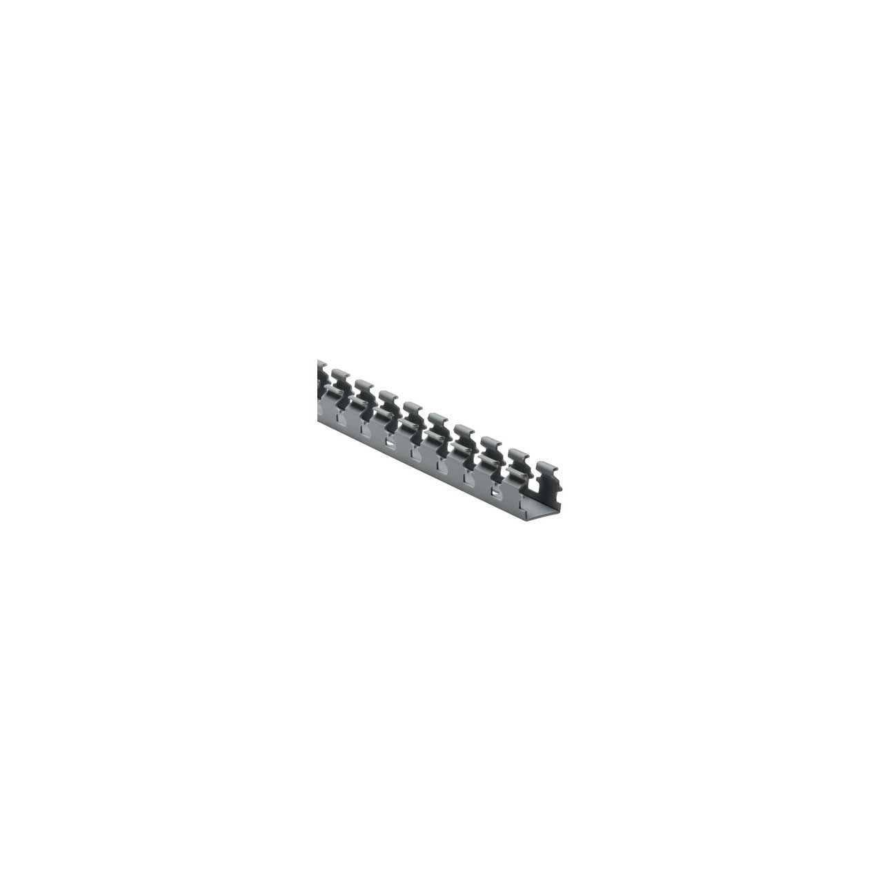 HellermannTyton 181-11013 Non-Adhesive Slotted Wall Duct 1x1-Inch x6 Foot - Gray - 20 Pack 181-11013-20