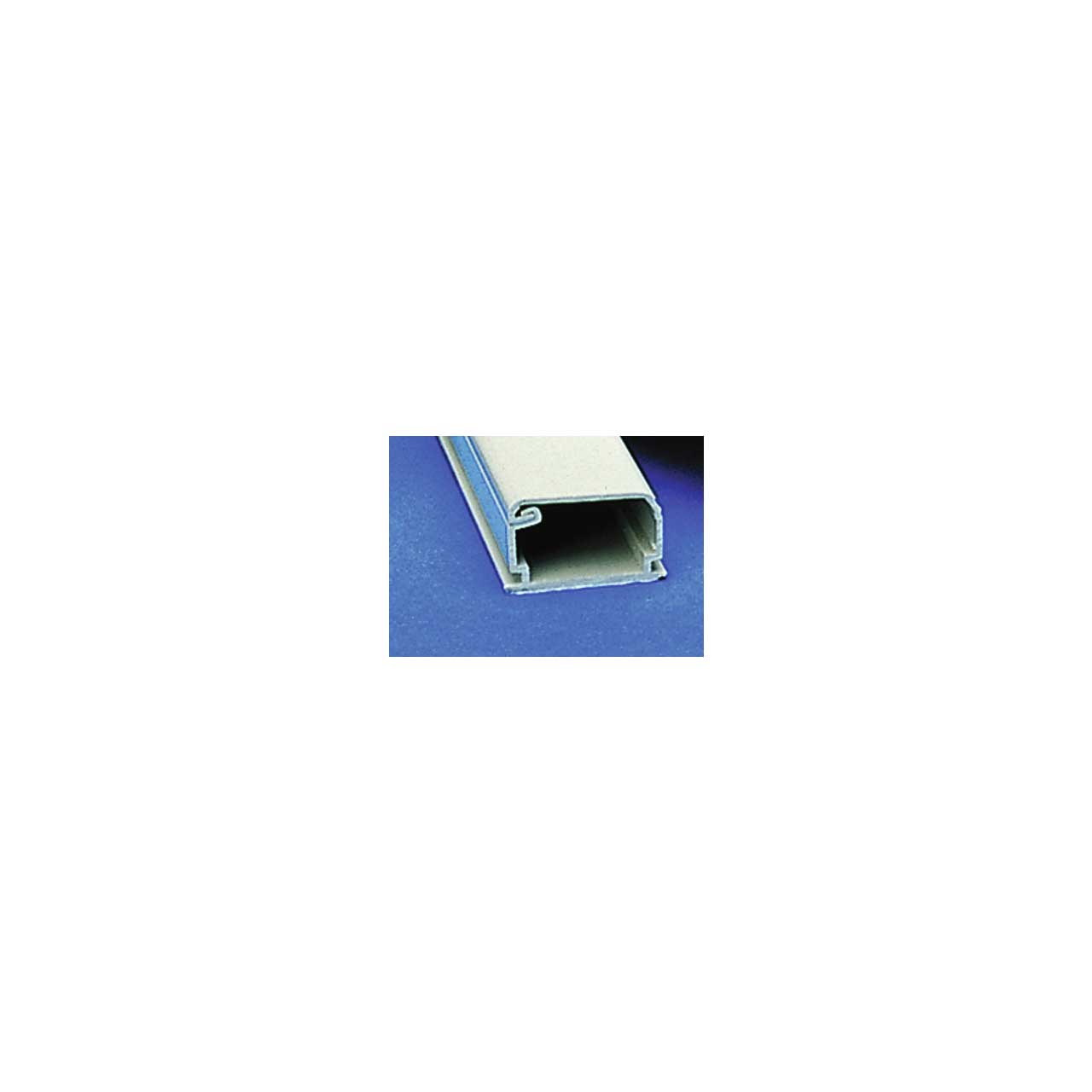 HellermannTyton TSR1W-8A 3/4 x 1/2-Inch x 8-Foot Surface Mount Cable Raceway - White - 20 Pack TSR1W-8A-20