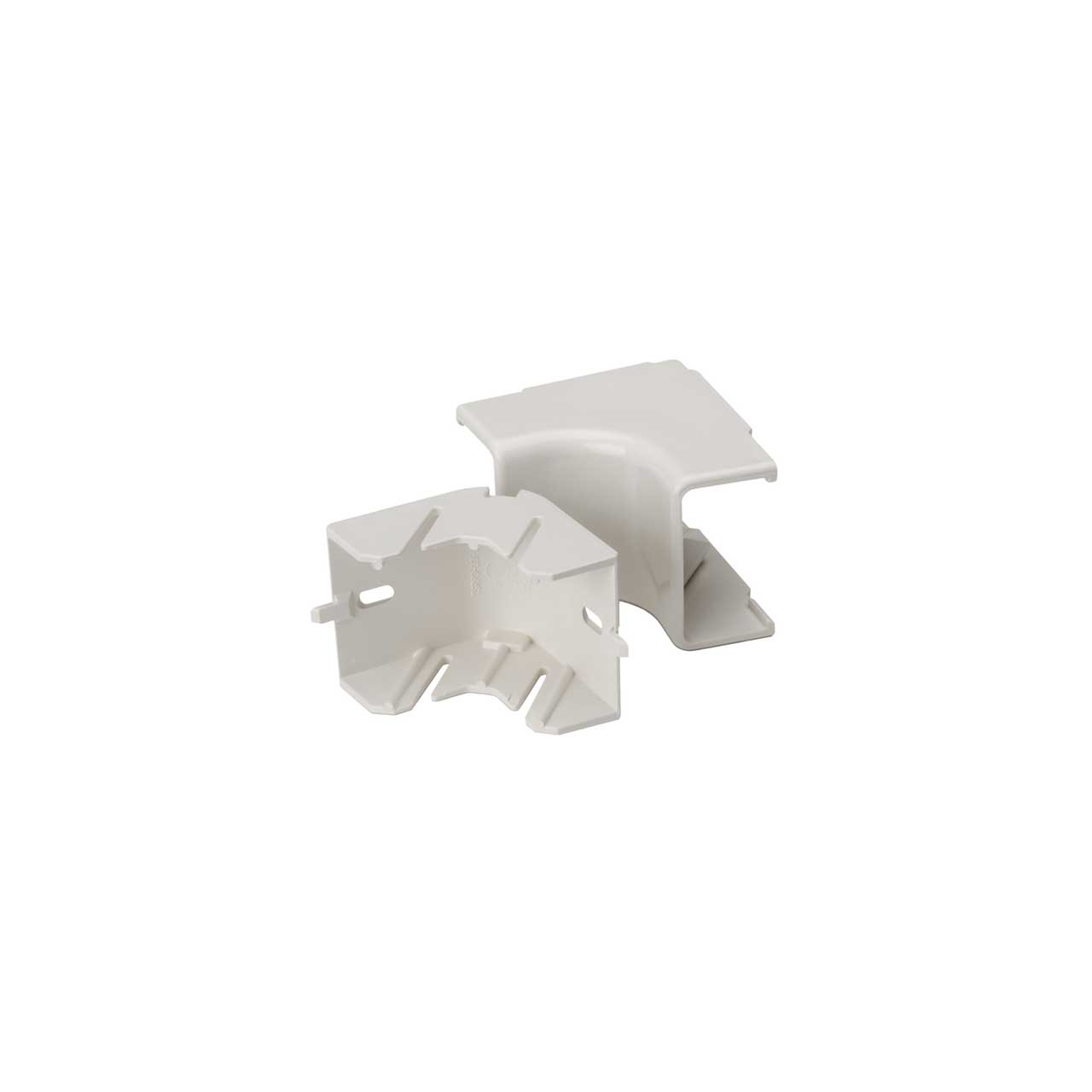 HellermannTyton TSRP2FW-33-1 Internal Corner Cover - 1-1/4 Inch / 1 Inch Bend Radius - PVC - Office White - 1/bag TSRP2FW-33-1