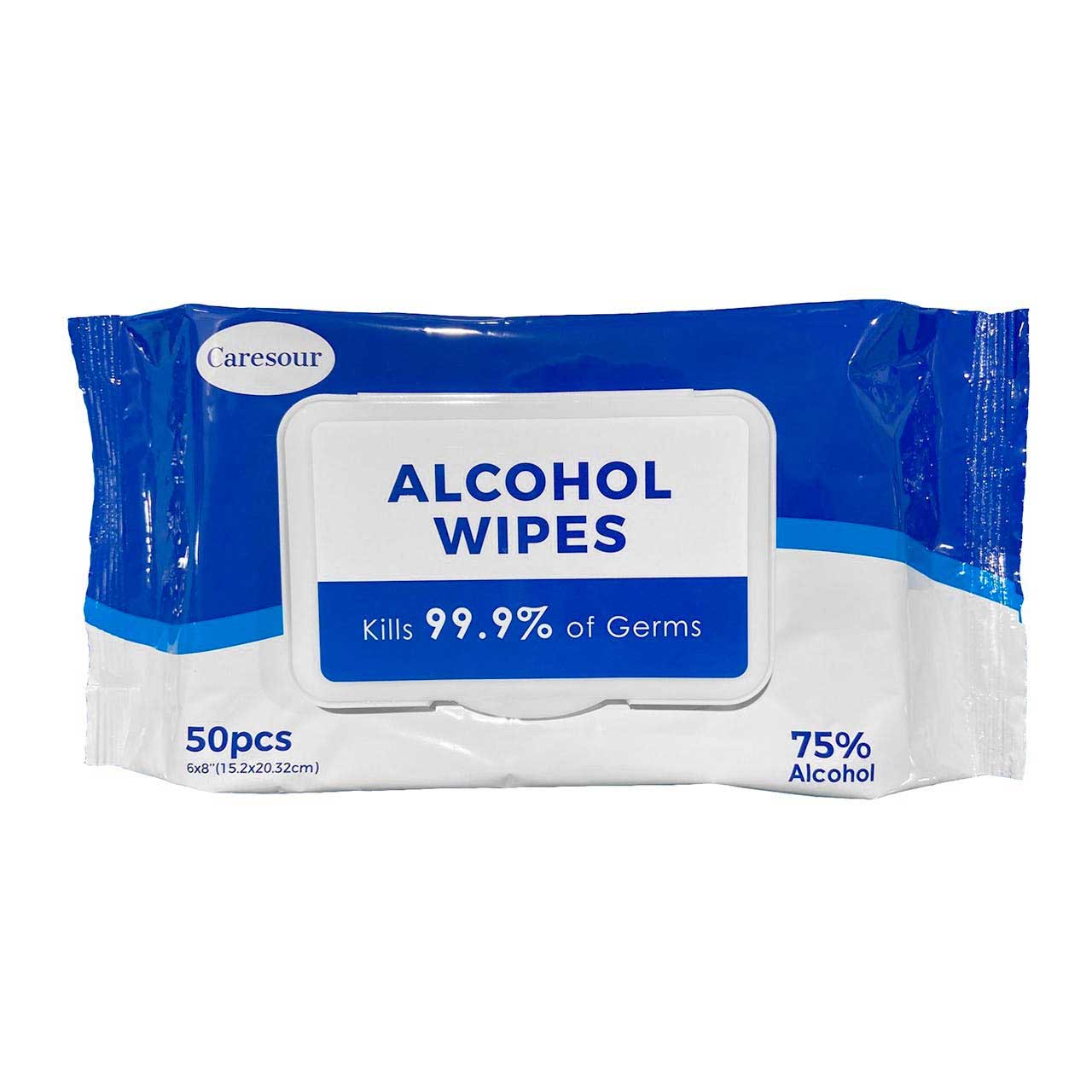 Alcohol Cleaning Wipes- 50 Per Pack- 75% Alcohol - David Scott Company