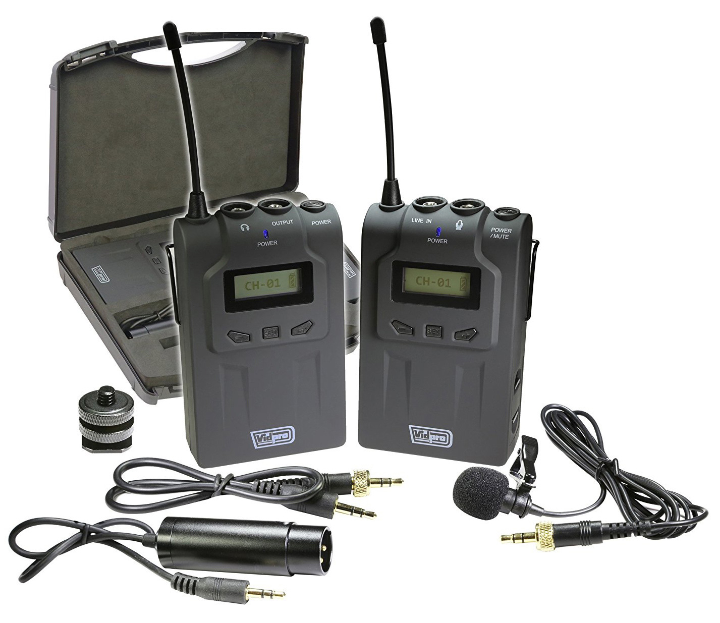 Vidpro XMW4 Professional Wireless LAV Microphone