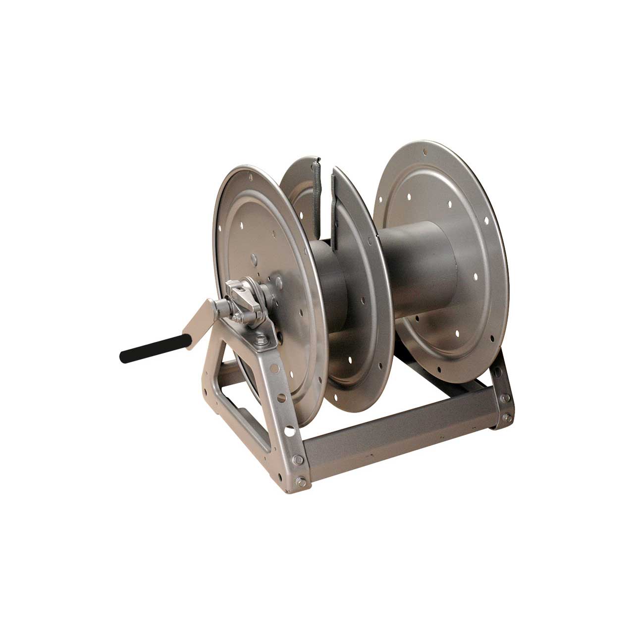 Hannay Reels C1520-17-18 Cable Reel with Slotted Divider Disc Silver