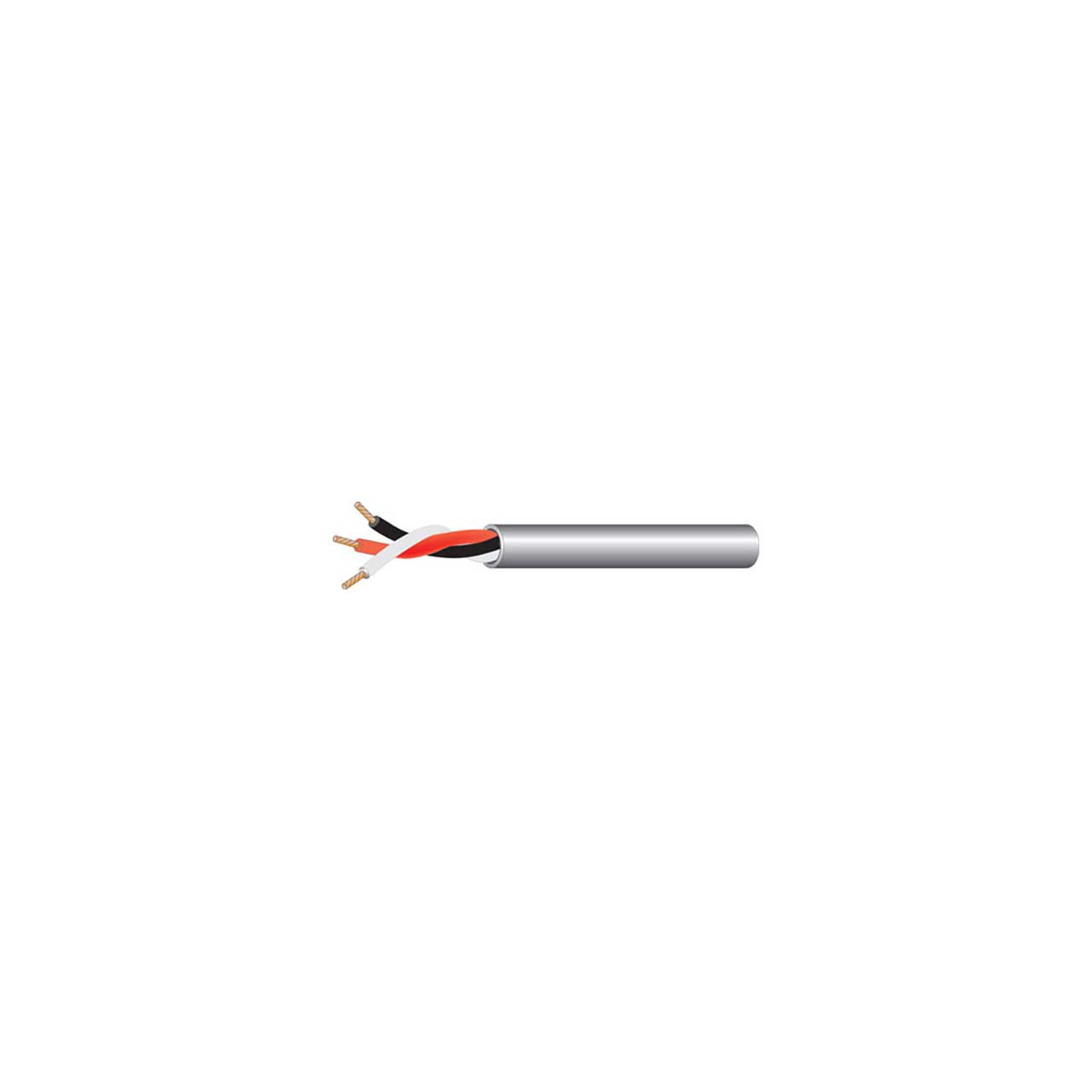 West Penn 235 16/3 Stranded Unshielded Communication Cable - Gray - 1000 Foot