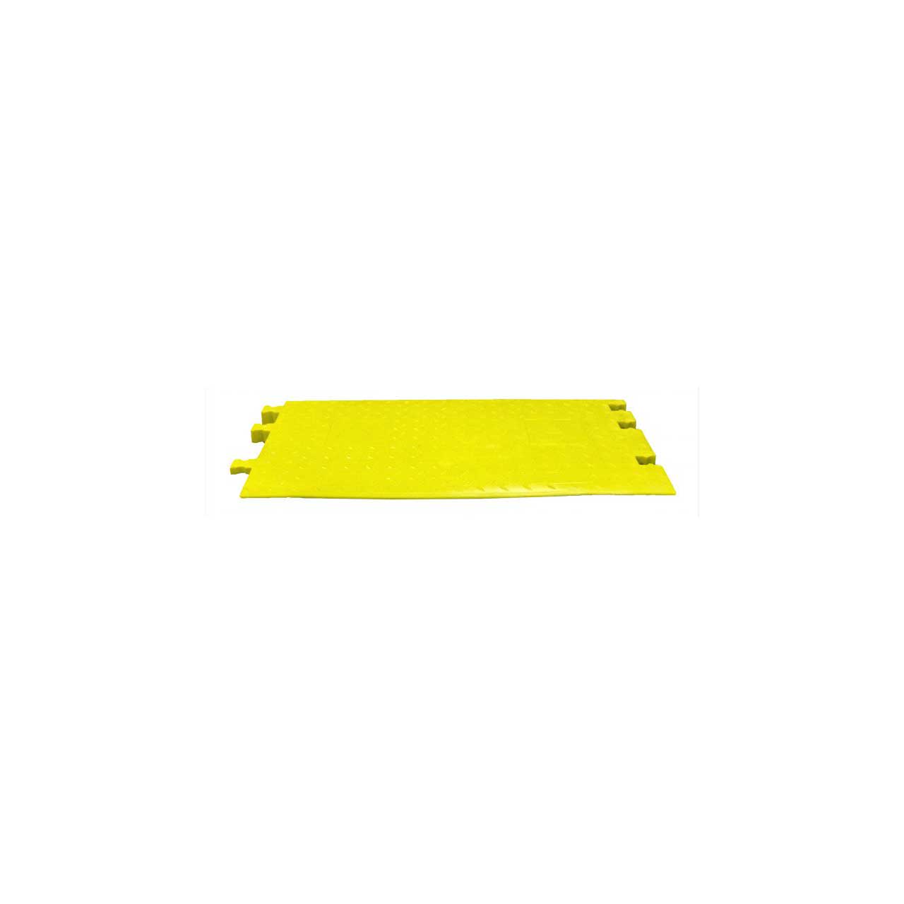 Checkers WSA-125-RFAH-DY Female Ramp for 5-Ch Yellow Jacket Cable Protector AMS Modular Accessibility System - Yellow